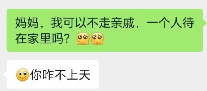 过年走亲戚最怕被搭话儿？没关系，当代大学生主打已读乱回?-第1张图片-便民百事通网