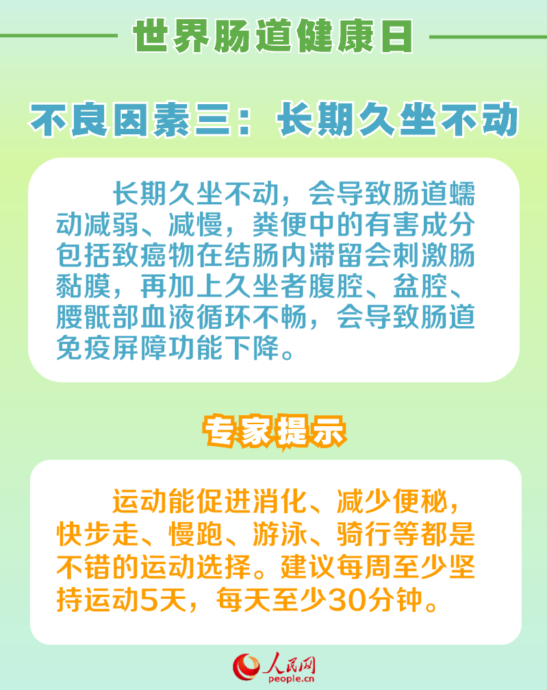世界肠道健康日：呵护肠道健康 请避开这6个不良因素-第2张图片-便民百事通网