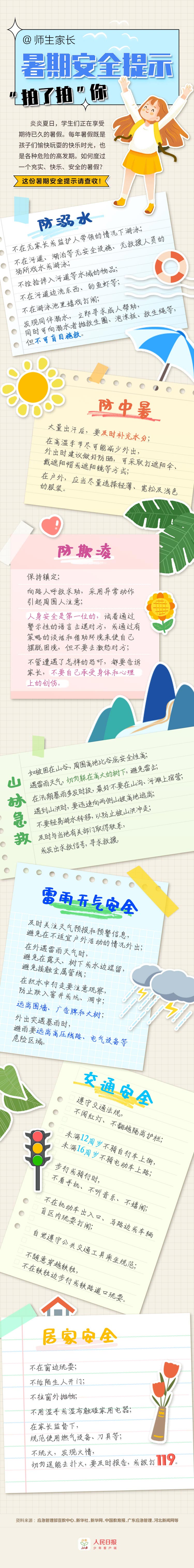 这份中小学暑期安全提示请查收！-第1张图片-便民百事通网