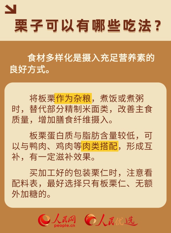 常吃栗子好处多 一天最多吃几颗？-第2张图片-便民百事通网